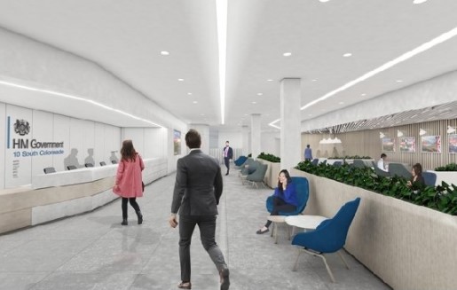 Women answering calls, call centre