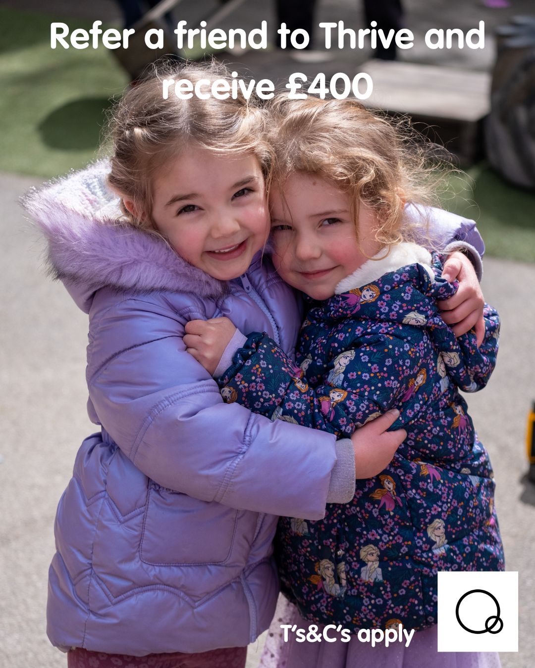 Refer a friend to Thrive and receive £400